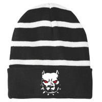 Kayzo Kayzo Dog Striped Beanie with Solid Band