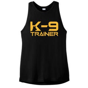 K9 K9 Dog Handler Trainer Police Security Halloween Ladies PosiCharge Tri-Blend Wicking Tank