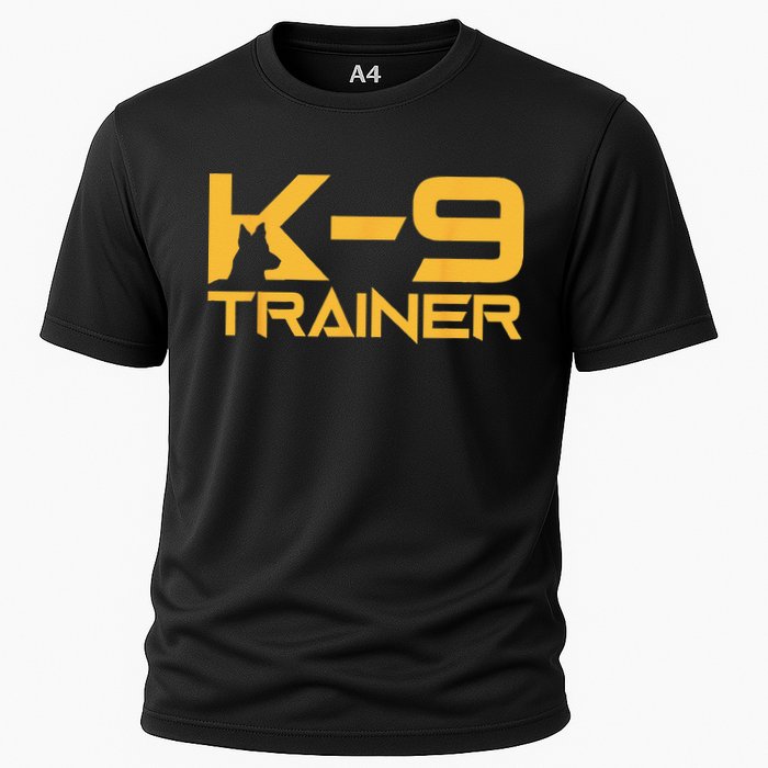 K9 K9 Dog Handler Trainer Police Security Halloween Cooling Performance Crew T-Shirt