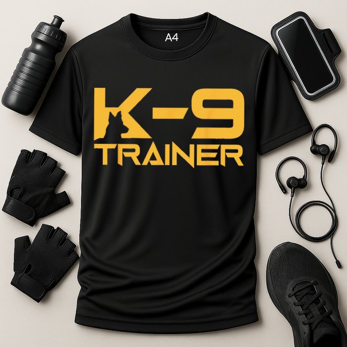 K9 K9 Dog Handler Trainer Police Security Halloween Cooling Performance Crew T-Shirt