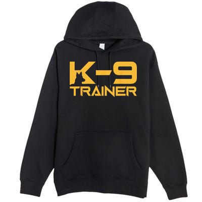 K9 K9 Dog Handler Trainer Police Security Halloween Premium Pullover Hoodie
