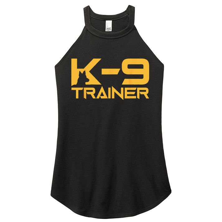 K9 K9 Dog Handler Trainer Police Security Halloween Women's Perfect Tri Rocker Tank