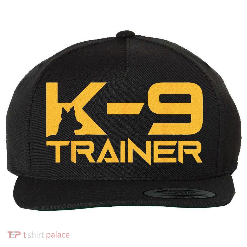 K9 K9 Dog Handler Trainer Police Security Halloween Wool Snapback Cap