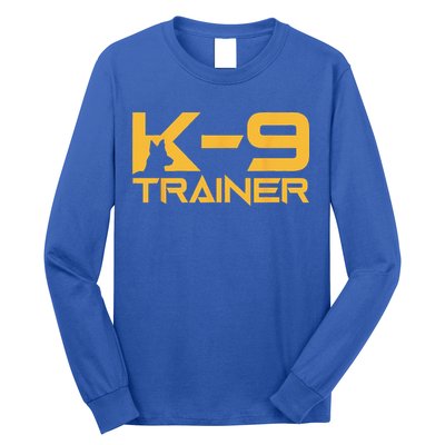 K9 K9 Dog Handler Trainer Police Security Halloween Long Sleeve Shirt