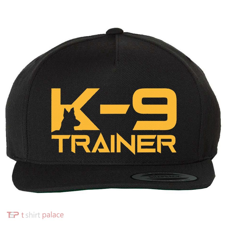 K9 K9 Dog Handler Trainer Police Security Halloween Wool Snapback Cap