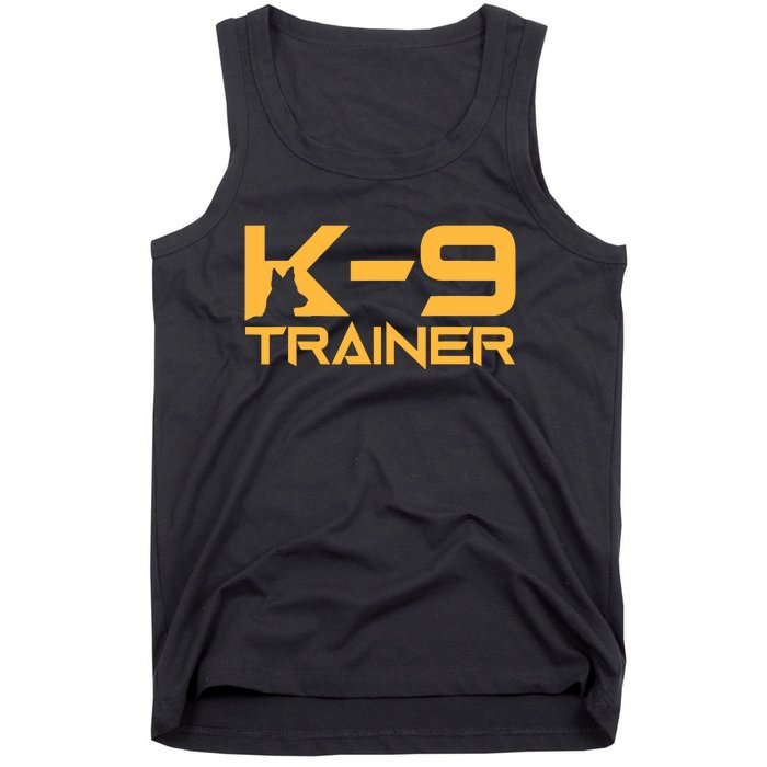 K9 K9 Dog Handler Trainer Police Security Halloween Tank Top