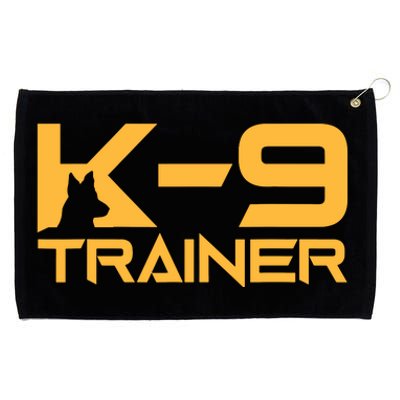 K9 K9 Dog Handler Trainer Police Security Halloween Grommeted Golf Towel