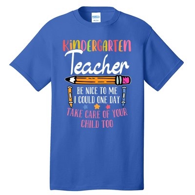 Kindergartner Kindergarten Educators Kindergarten Teacher Cute Gift Tall T-Shirt