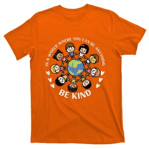 Kind Kids Earth Anti Bullying Unity Day Orange Boy Girl T-Shirt