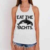 Kommander Karl Eat The Yachts Women's Knotted Racerback Tank