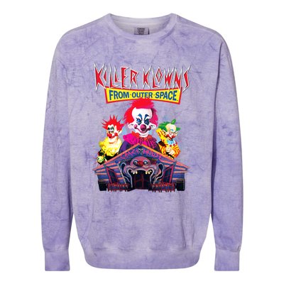 Killer Klowns From Outer Space Crazy House Colorblast Crewneck Sweatshirt