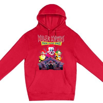 Killer Klowns From Outer Space Crazy House Premium Pullover Hoodie