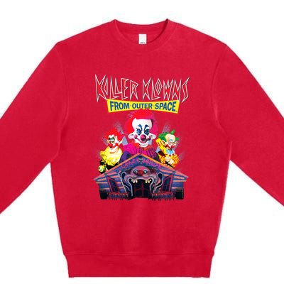 Killer Klowns From Outer Space Crazy House Premium Crewneck Sweatshirt