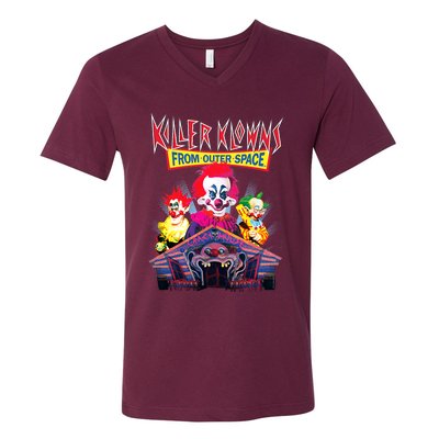 Killer Klowns From Outer Space Crazy House V-Neck T-Shirt