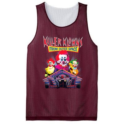 Killer Klowns From Outer Space Crazy House Mesh Reversible Basketball Jersey Tank