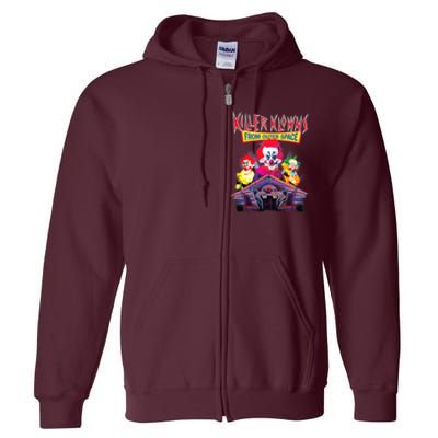 Killer Klowns From Outer Space Crazy House Full Zip Hoodie