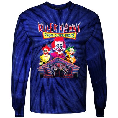 Killer Klowns From Outer Space Crazy House Tie-Dye Long Sleeve Shirt