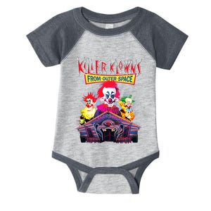 Killer Klowns From Outer Space Crazy House Infant Baby Jersey Bodysuit