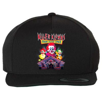 Killer Klowns From Outer Space Crazy House Wool Snapback Cap