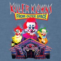 Killer Klowns From Outer Space Crazy House Garment-Dyed Sweatshirt