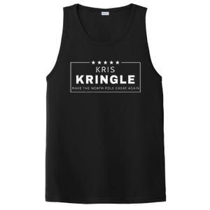 Kris Kringle Funny Christmas Make The North Pole Great Again PosiCharge Competitor Tank