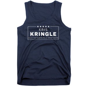 Kris Kringle Funny Christmas Make The North Pole Great Again Tank Top