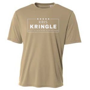 Kris Kringle Funny Christmas Make The North Pole Great Again Cooling Performance Crew T-Shirt