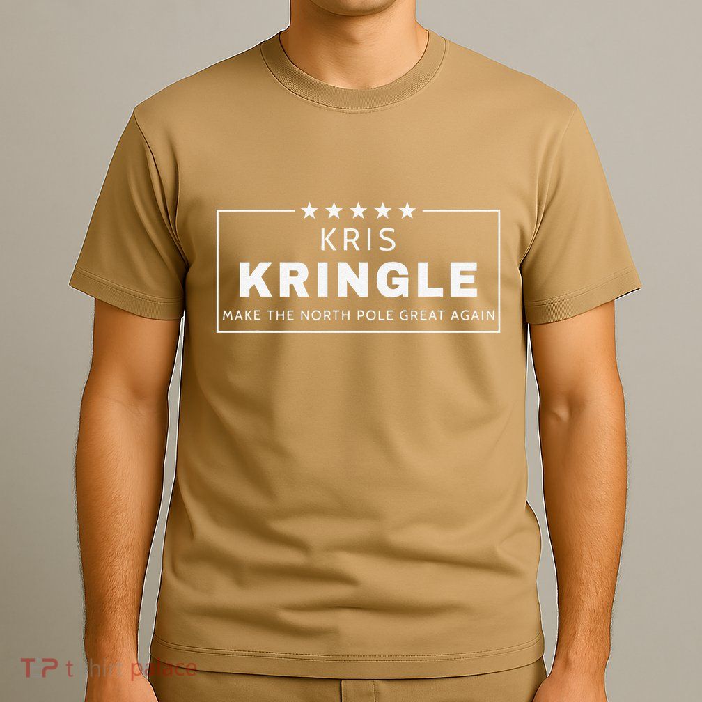 Kris Kringle Funny Christmas Make The North Pole Great Again T-Shirt