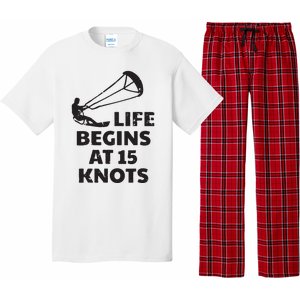 Kiteboarding Kitesurfing Funny 15 Knots Joke Kiteboarder Pajama Set