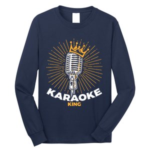 Karaoke King For Singers And Music Makers Karaoke Long Sleeve Shirt