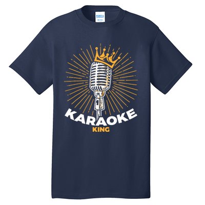 Karaoke King For Singers And Music Makers Karaoke Tall T-Shirt