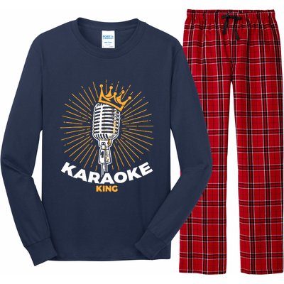 Karaoke King For Singers And Music Makers Karaoke Long Sleeve Pajama Set