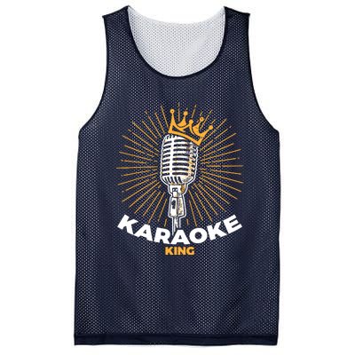 Karaoke King For Singers And Music Makers Karaoke Mesh Reversible Basketball Jersey Tank