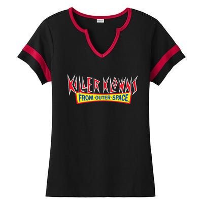 Killer Klowns From Outer Space Logo Ladies Halftime Notch Neck Tee