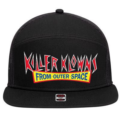 Killer Klowns From Outer Space Logo 7 Panel Mesh Trucker Snapback Hat