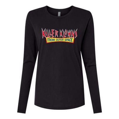 Killer Klowns From Outer Space Logo Womens Cotton Relaxed Long Sleeve T-Shirt