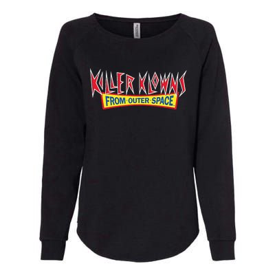 Killer Klowns From Outer Space Logo Womens California Wash Sweatshirt