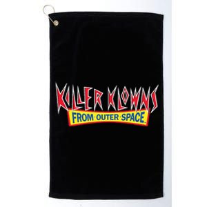 Killer Klowns From Outer Space Logo Platinum Collection Golf Towel