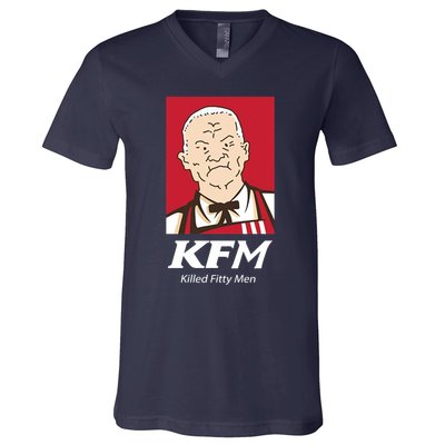 KFM Killed Fitty Men V-Neck T-Shirt