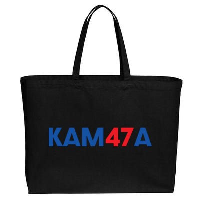 Kam47a Kamala For President 2024 Cotton Canvas Jumbo Tote