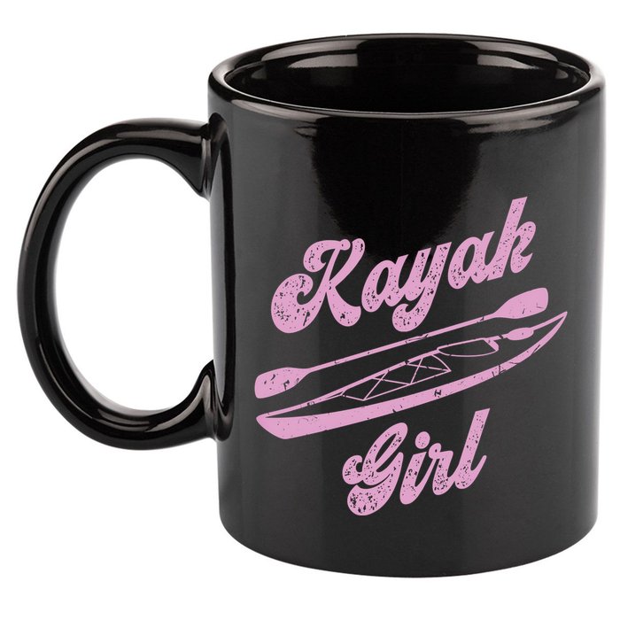 Kayaking Kayak Gift 11oz C Handle Ceramic Mug