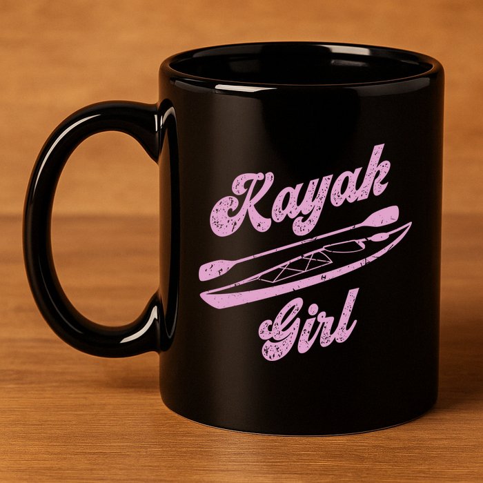 Kayaking Kayak Gift 11oz C Handle Ceramic Mug