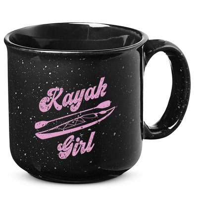 Kayaking Kayak Gift 15oz Campfire Ceramic Mug