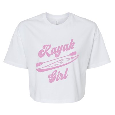 Kayaking Kayak Gift Bella+Canvas Jersey Crop Tee