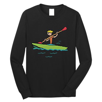 Kayaking Kayak Gift Long Sleeve Shirt