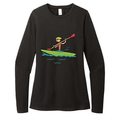 Kayaking Kayak Gift Womens CVC Long Sleeve Shirt