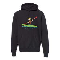 Kayaking Kayak Gift Premium Hoodie