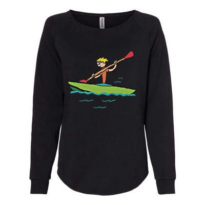 Kayaking Kayak Gift Womens California Wash Sweatshirt