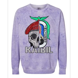 Kaibil Kaibiles Guatemalan Army Special Force Patriot Colorblast Crewneck Sweatshirt