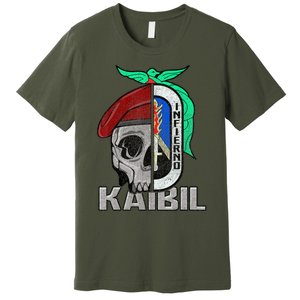 Kaibil Kaibiles Guatemalan Army Special Force Patriot Premium T-Shirt